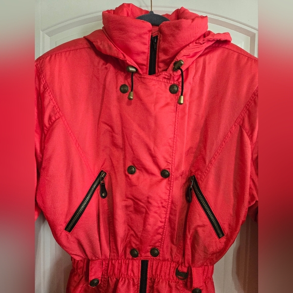 VINTAGE NILS RED SKI SUIT - Picture 4 of 8
